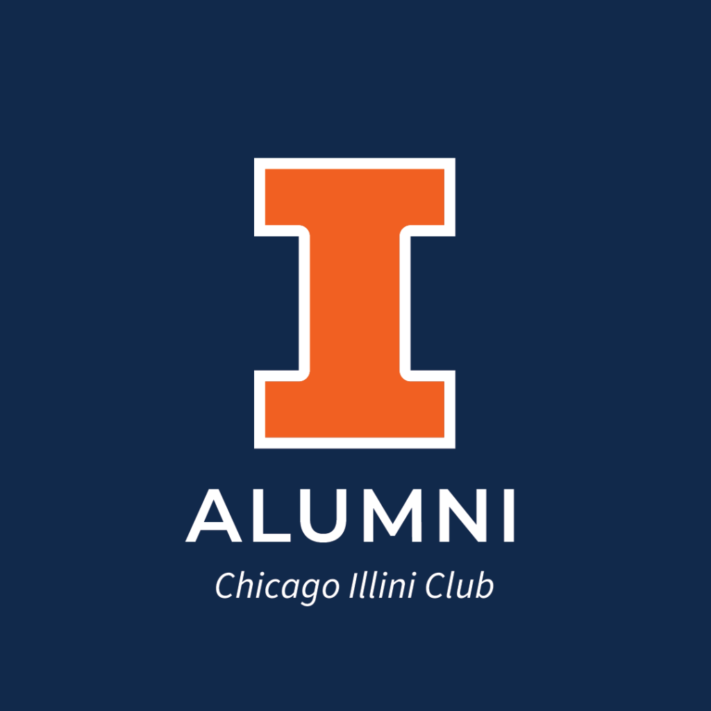 Offical Block 'I' Logo above the words: Chicago Illini Club